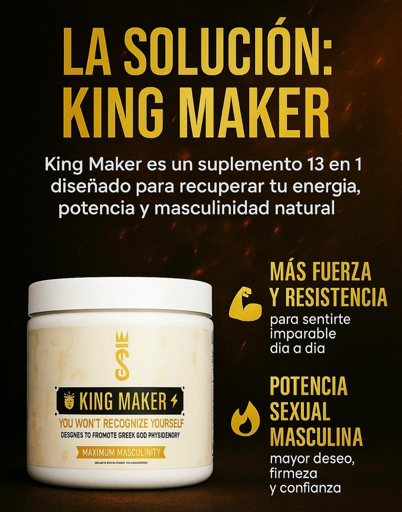 KING MAKER - Recupera tu virilidad, potencia y confianza 🔥🍆